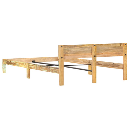 Bed Frame without Mattress Solid Reclaimed Wood 180x200cm