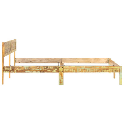 Bed Frame without Mattress Solid Reclaimed Wood 200x200cm