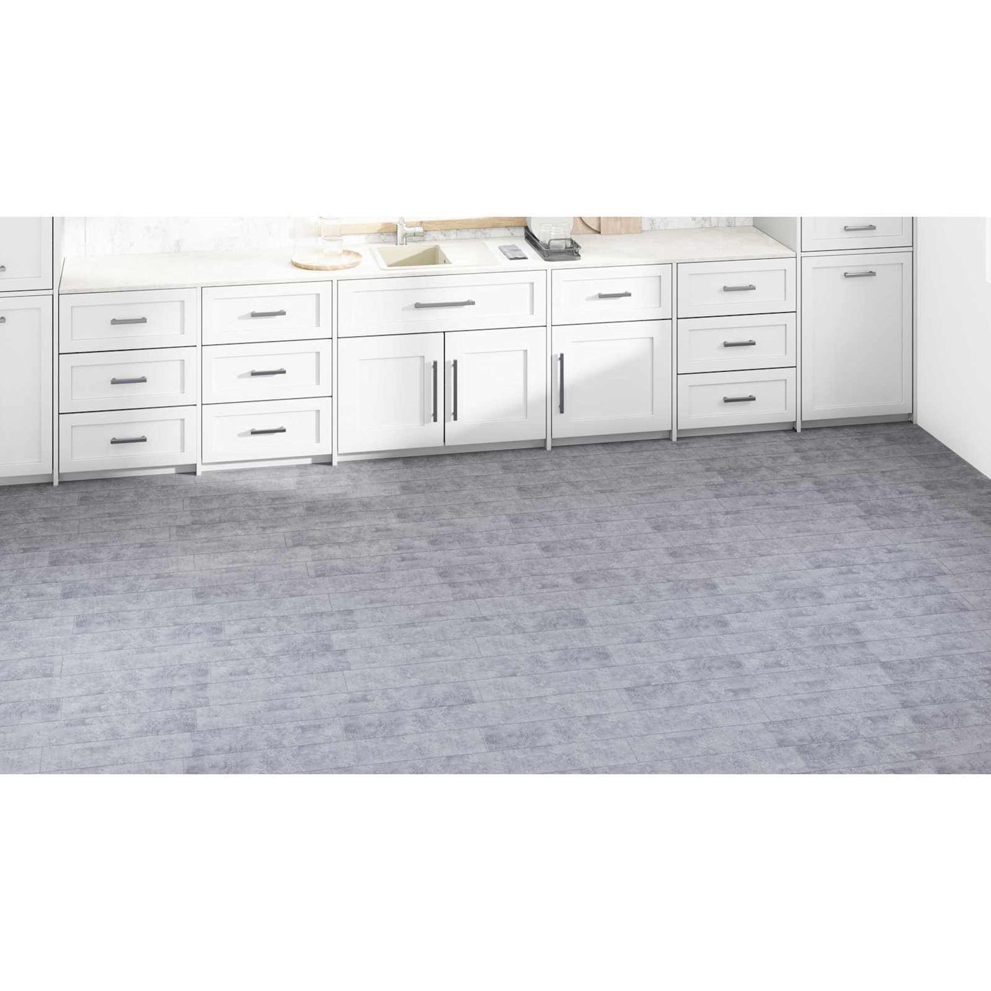 Flooring Planks 36 pcs Cement Grey 5.02 m² PVC