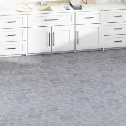 Flooring Planks 36 pcs Cement Grey 5.02 m² PVC