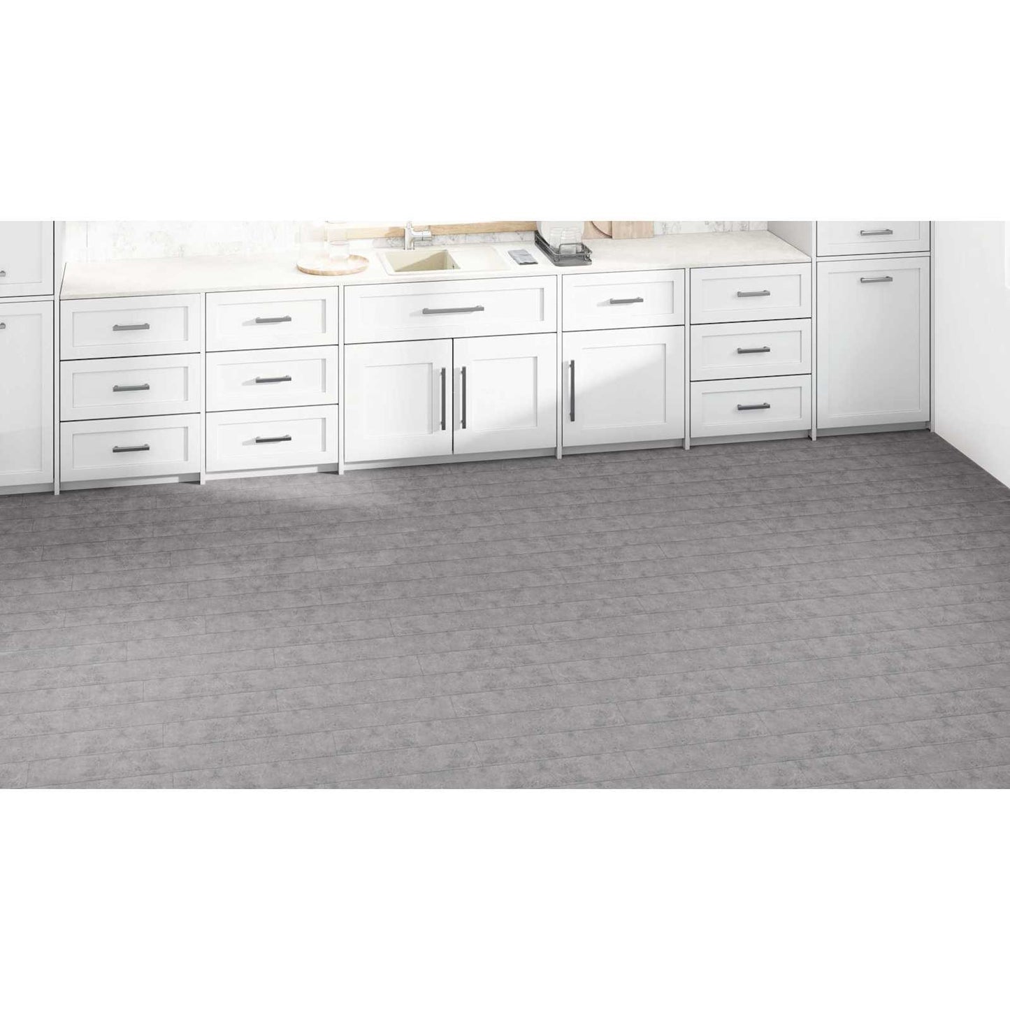 Flooring Planks 36 pcs Cement Brown 5.02 m² PVC