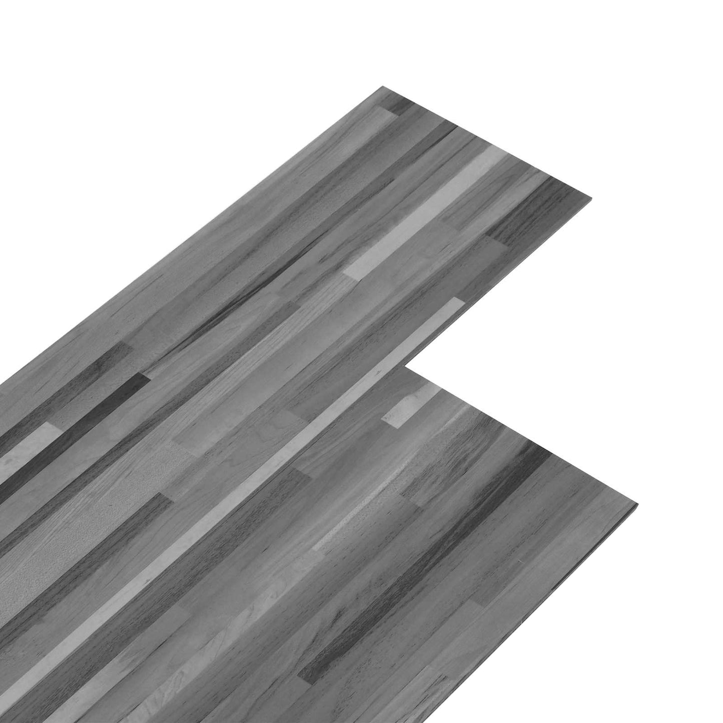 Flooring Planks 5.02 m² 36 pcs PVC Striped grey