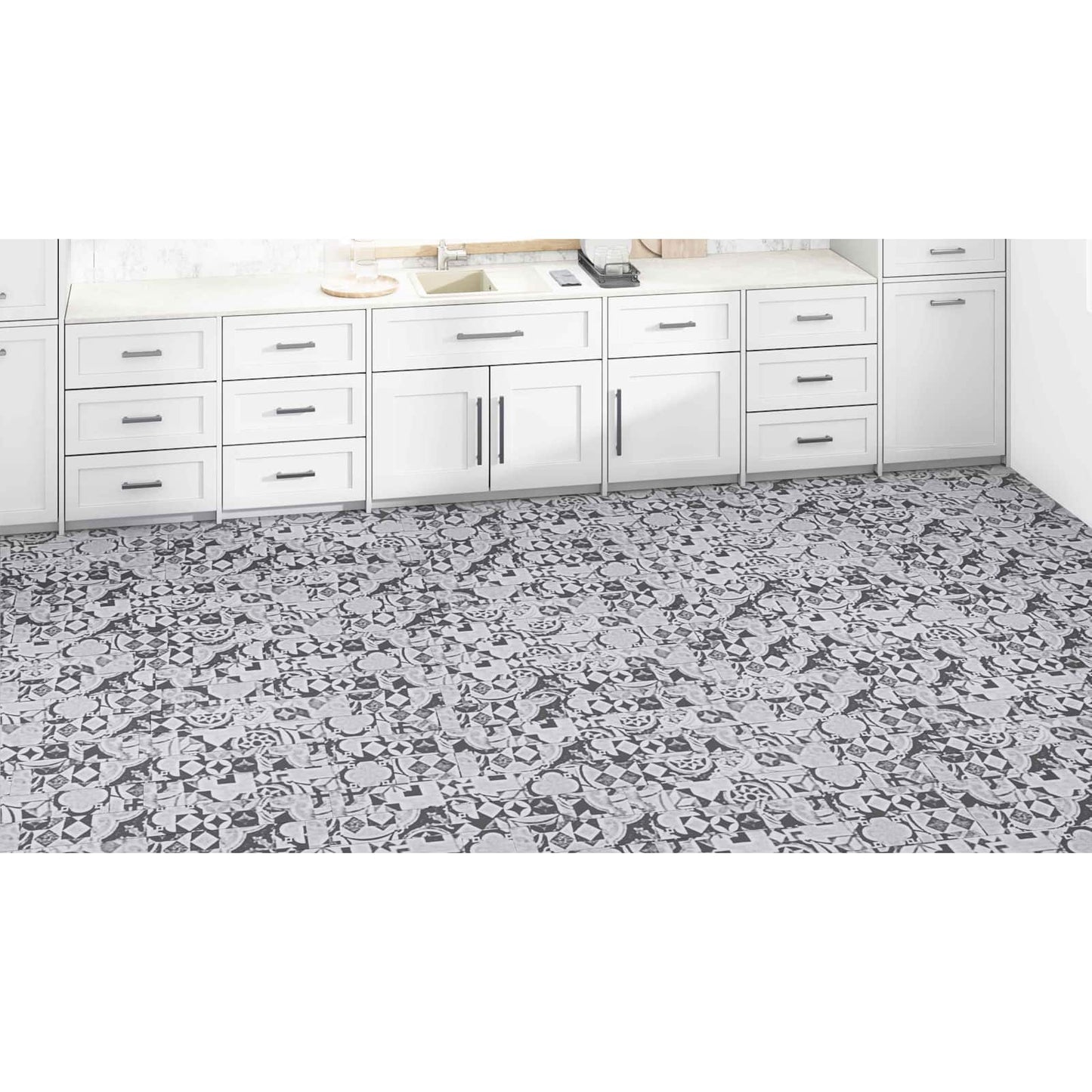 Flooring Planks 5.02 m² 36 pcs PVC Grey pattern
