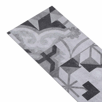 Flooring Planks 5.02 m² 36 pcs PVC Grey pattern