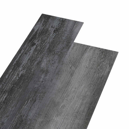 Flooring Planks 36 pcs Shiny Grey 5.02 m² PVC