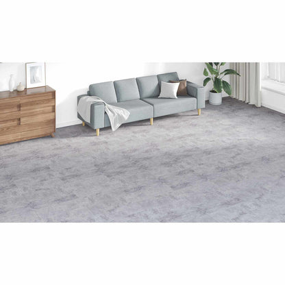 Flooring Planks 18 pcs Grey 5.26 m² PVC