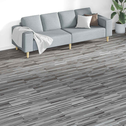 Flooring Planks 18 pcs Grey 5.26 m² PVC