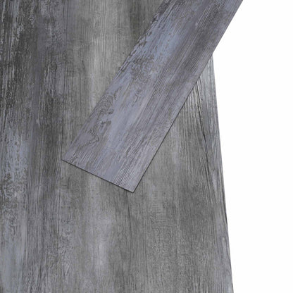 Flooring Planks 18 pcs Grey 5.26 m² PVC