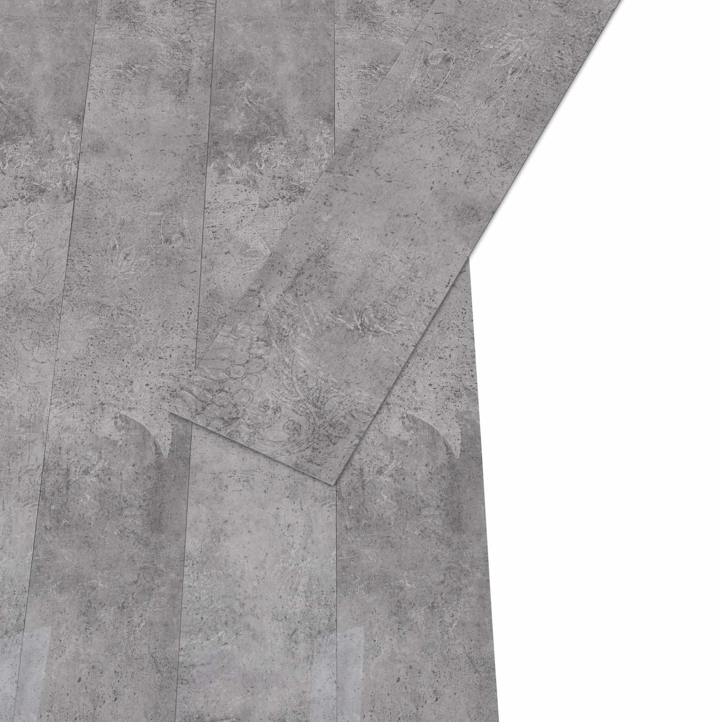 Self-adhesive Flooring Plank 32 pcs Cement Brown 4.46 m² PVC