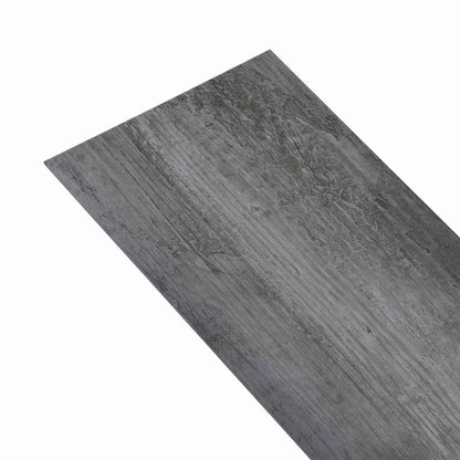 Self-adhesive Flooring Plank 32 pcs Shiny Grey 4.46 m² PVC