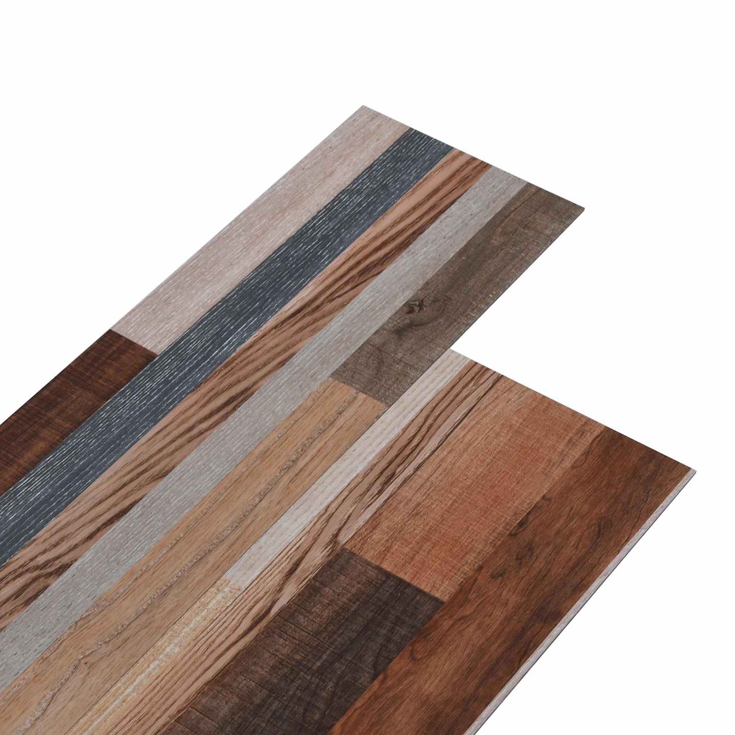 Self-adhesive Flooring Plank 32 pcs Multicolour 4.46 m² PVC