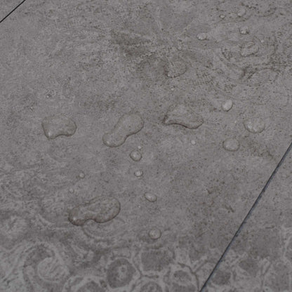 Flooring Planks 36 pcs Concrete Grey 5.02 m² PVC