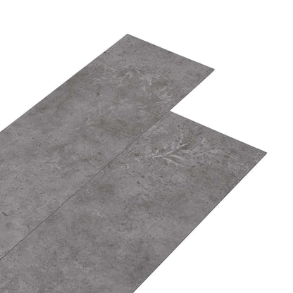 Flooring Planks 36 pcs Concrete Grey 5.02 m² PVC