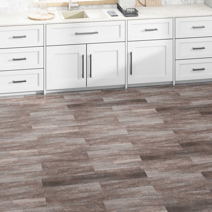 Flooring Planks 5.02 m² 36 pcs PVC Matte wood brown