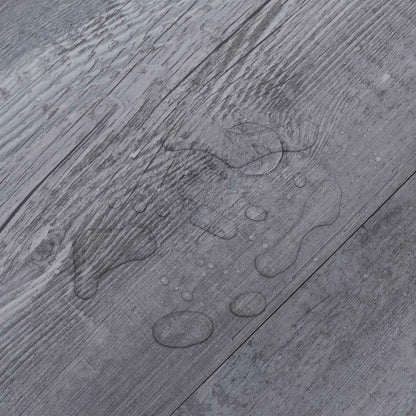 Flooring Planks 5.02 m² 36 pcs PVC Matte wood grey