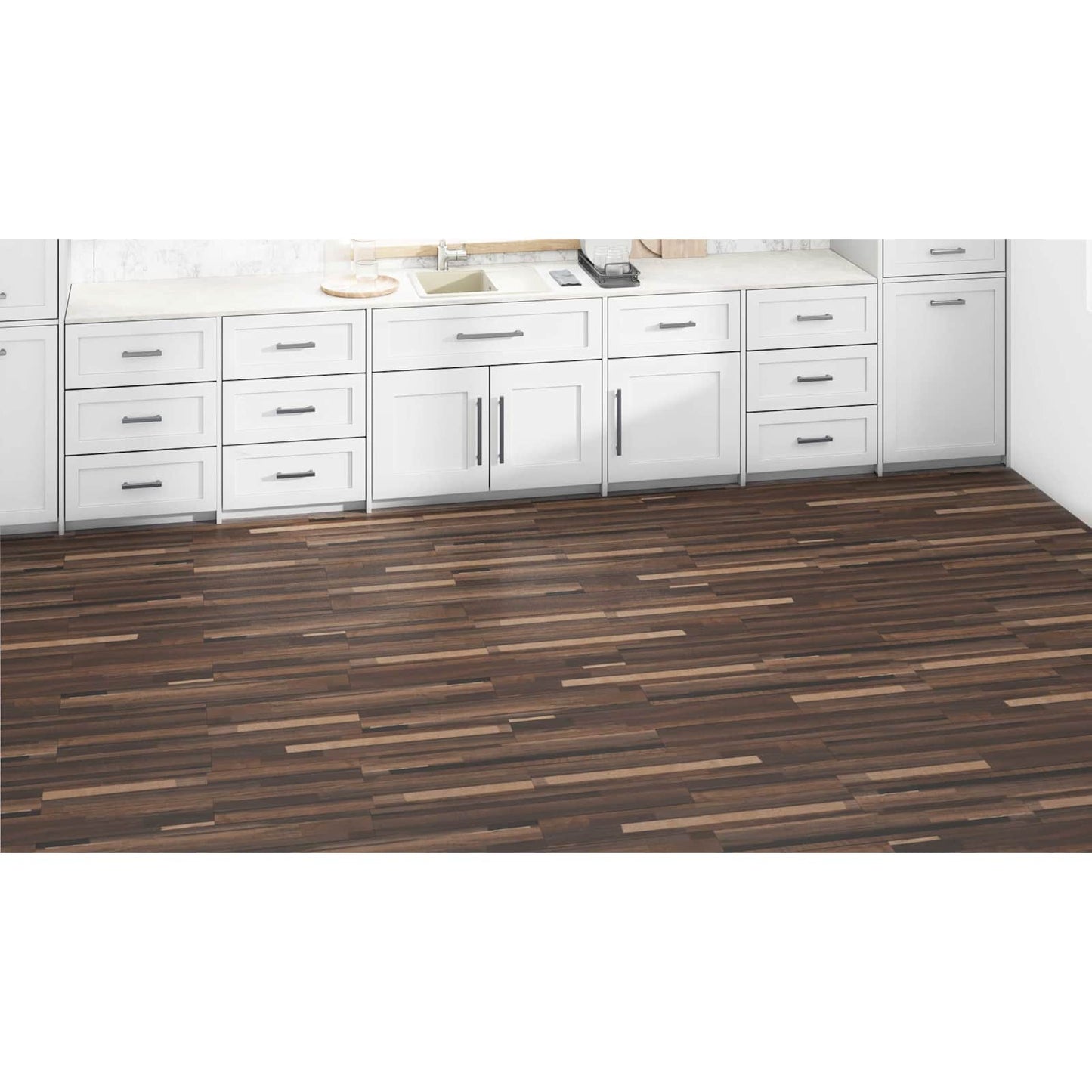Flooring Planks 5.02 m² 36 pcs PVC Striped brown