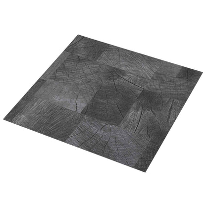 Flooring Planks 5.11 m² 55 pcs PVC Wood structure grey