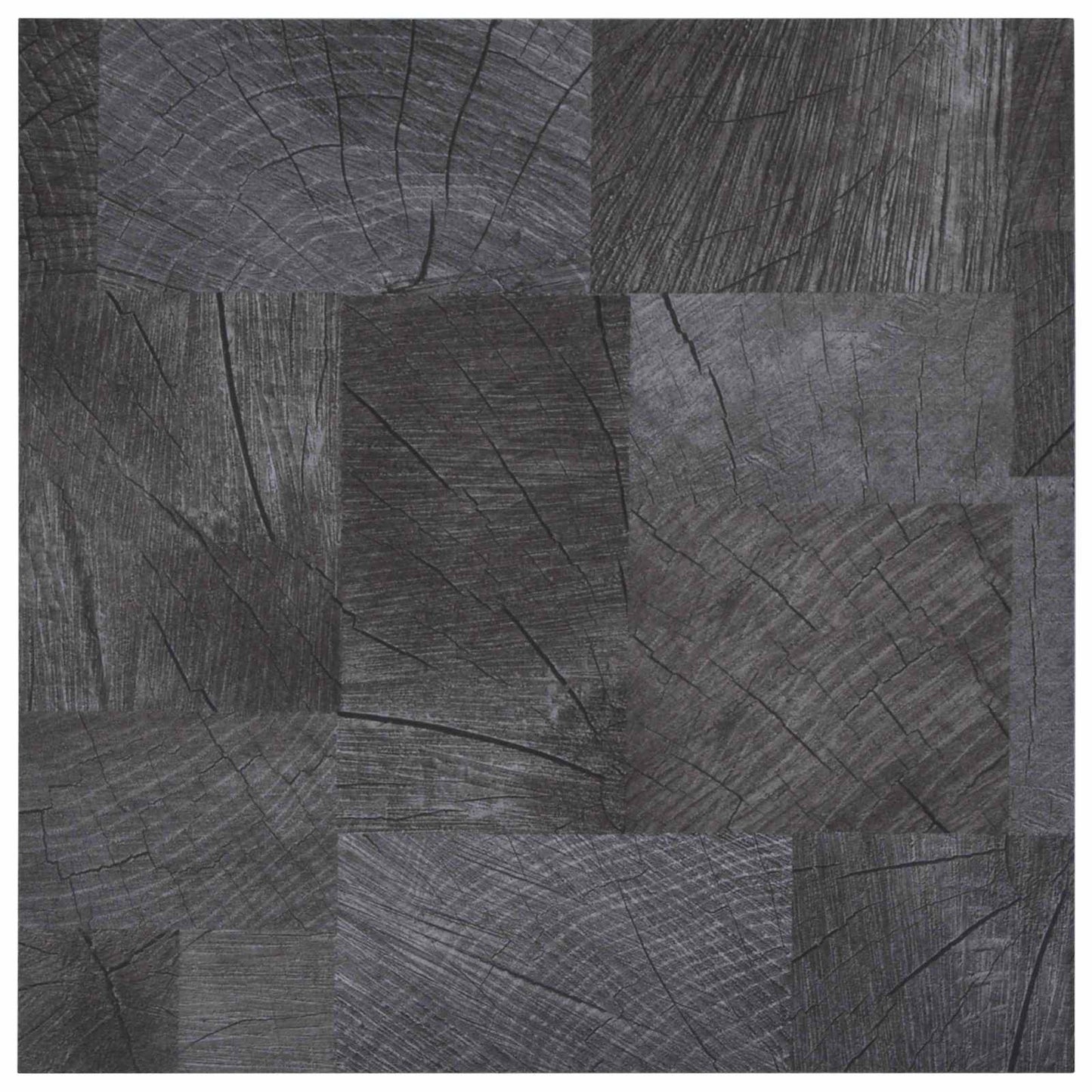 Flooring Planks 5.11 m² 55 pcs PVC Wood structure grey