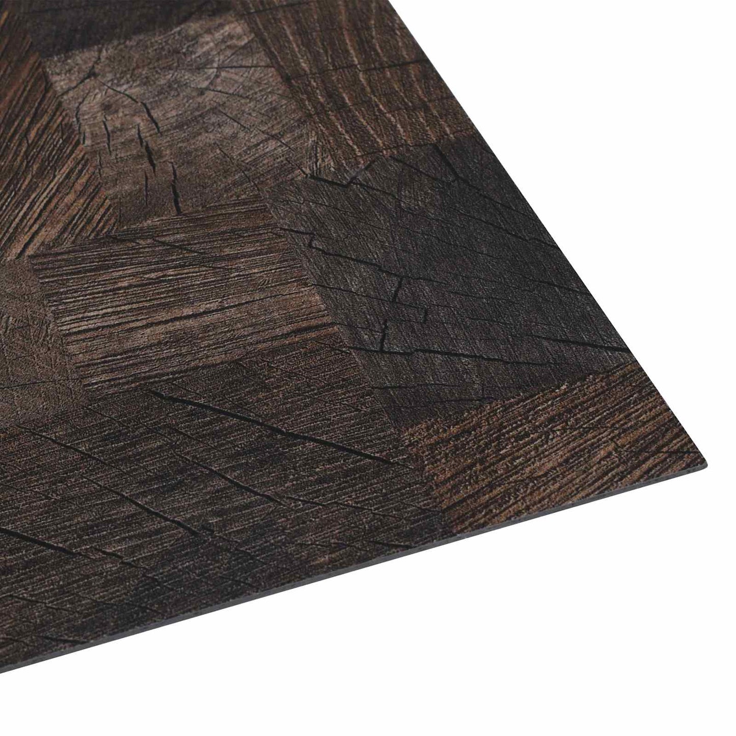 Flooring Planks 5.11 m² 55 pcs PVC Wood structure brown