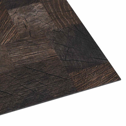 Flooring Planks 5.11 m² 55 pcs PVC Wood structure brown