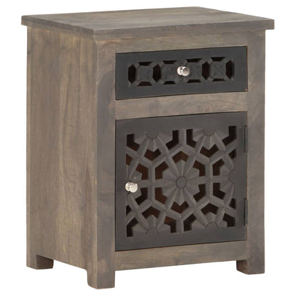 Bedside Cabinet 40x30x50 cm Solid Mango Wood