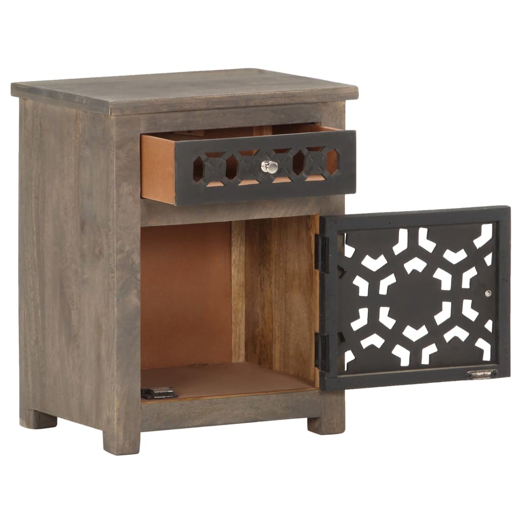Bedside Cabinet 40x30x50 cm Solid Mango Wood