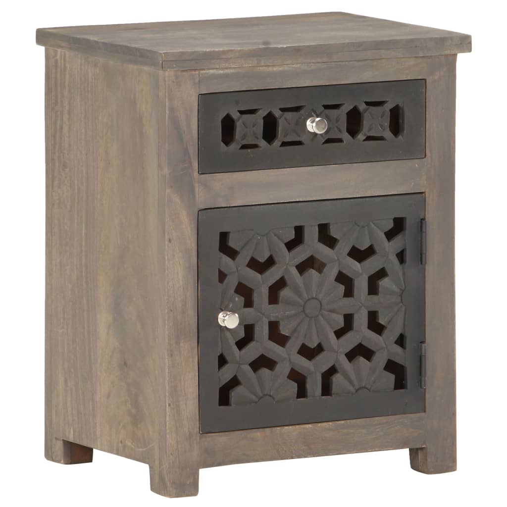 Bedside Cabinet 40x30x50 cm Solid Mango Wood