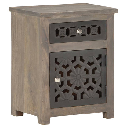 Bedside Cabinet 40x30x50 cm Solid Mango Wood