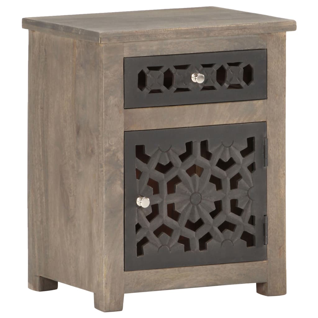 Bedside Cabinet 40x30x50 cm Solid Mango Wood