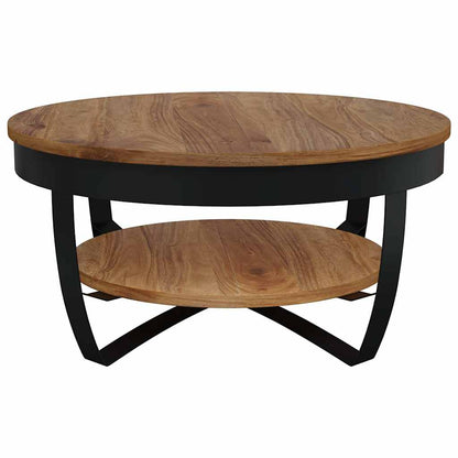 289616 vidaXL Coffee Table 65x65x32 cm Solid Acacia Wood