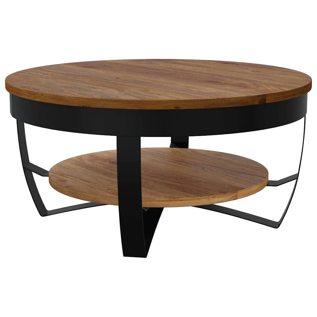 Coffee Table 65x65x32 cm Solid Acacia Wood