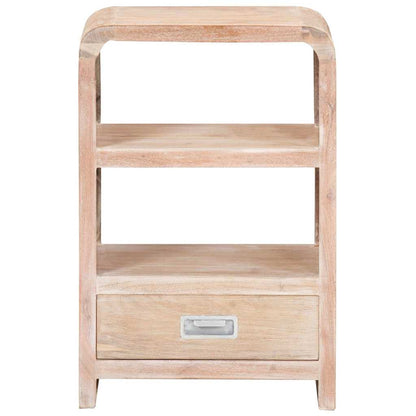 289632 vidaXL Bedside Table 40x30x60 cm Solid Acacia Wood