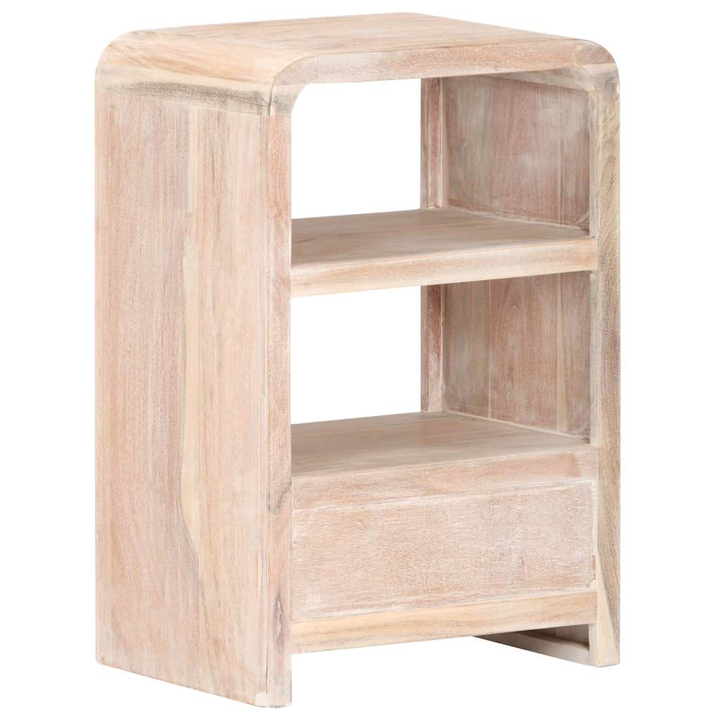 289632 vidaXL Bedside Table 40x30x60 cm Solid Acacia Wood