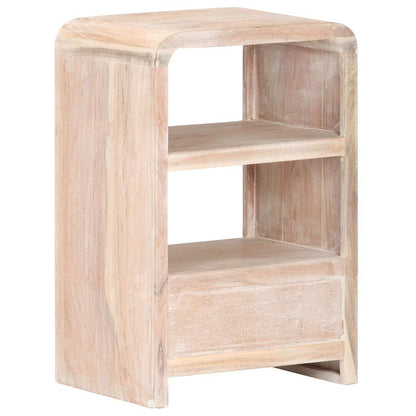289632 vidaXL Bedside Table 40x30x60 cm Solid Acacia Wood