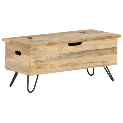 Chest | Natural wood | Solid mango wood, Steel | Medium | Chest