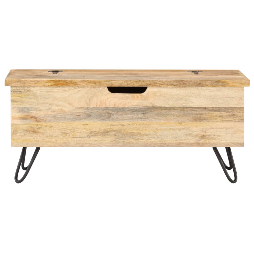 Chest | Natural wood | Solid mango wood, Steel | Medium | Chest