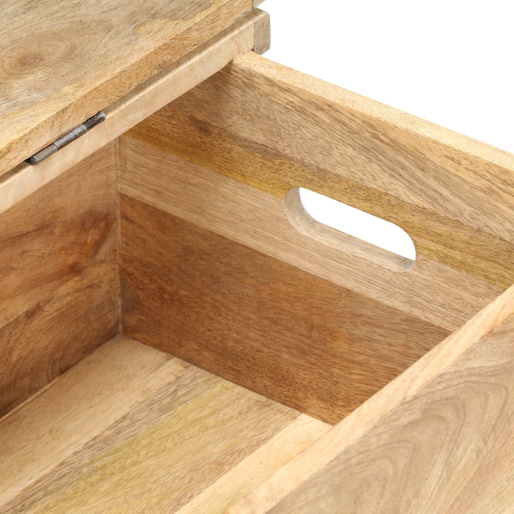 Chest | Natural wood | Solid mango wood, Steel | Medium | Chest