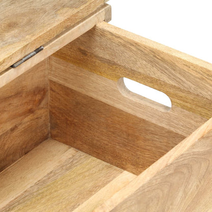 Chest | Natural wood | Solid mango wood, Steel | Medium | Chest