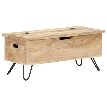 Chest | Natural wood | Solid mango wood, Steel | Medium | Chest