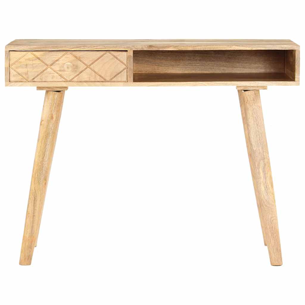 289636 vidaXL Dressing Table 100x50x76 cm Solid Mango Wood