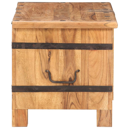 Chest | Natural wood | Solid acacia wood and iron | Medium