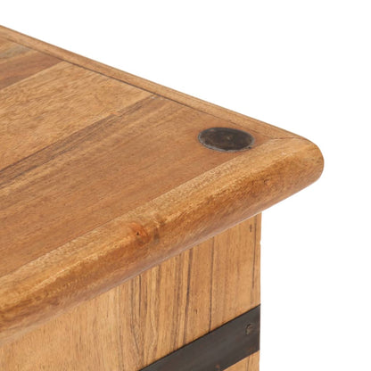Chest | Natural wood | Solid acacia wood and iron | Medium