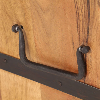 Chest | Natural wood | Solid acacia wood and iron | Medium
