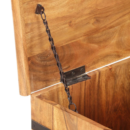 Chest | Natural wood | Solid acacia wood and iron | Medium