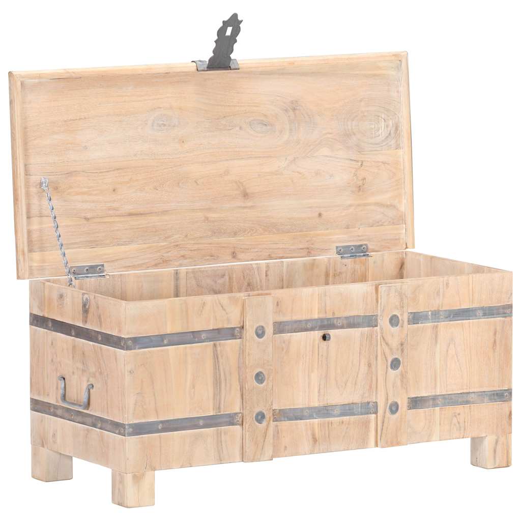 289638 vidaXL Chest 90x40x40 cm Solid Acacia Wood