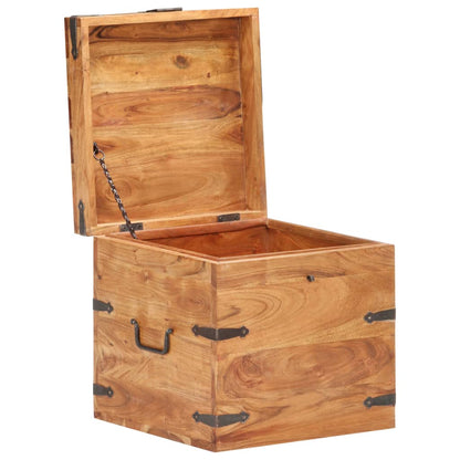 289639 vidaXL Chest 40x40x40 cm Solid Acacia Wood