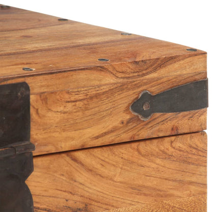 Chest | Natural wood | Solid Acacia wood | Small | Chest | Square