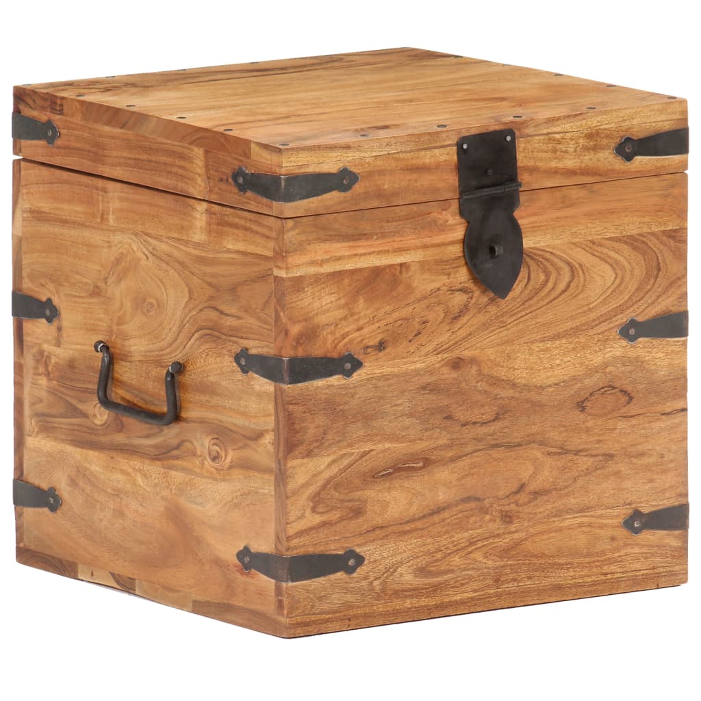 289639 vidaXL Chest 40x40x40 cm Solid Acacia Wood