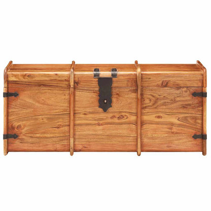 Storage Chest 90x40x40 cm Solid Acacia Wood
