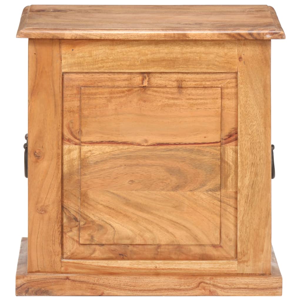 Chest | Natural wood | Solid acacia wood | Small | Storage Chest | Square